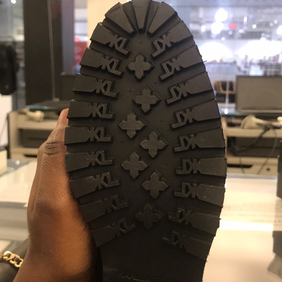 Karl Lagerfeld Gold chain loafers - Picture 3 of 3